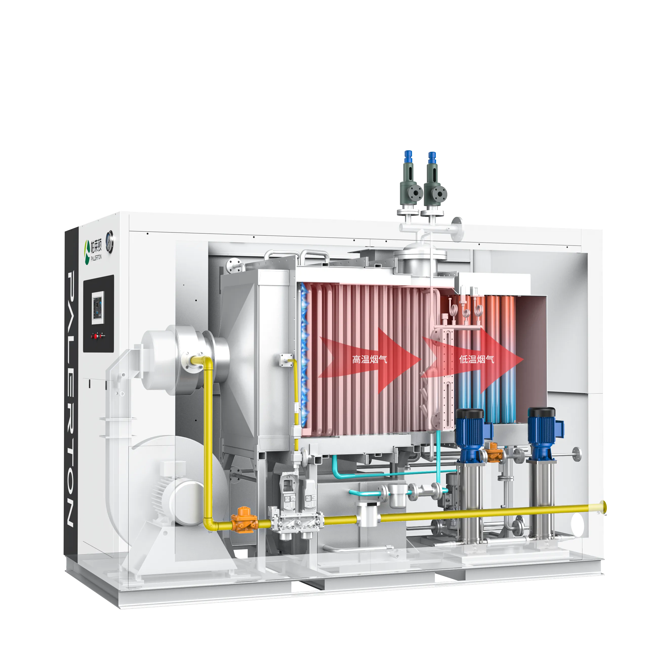 Газовый паровой котел 2,0 тч-2 (4)
